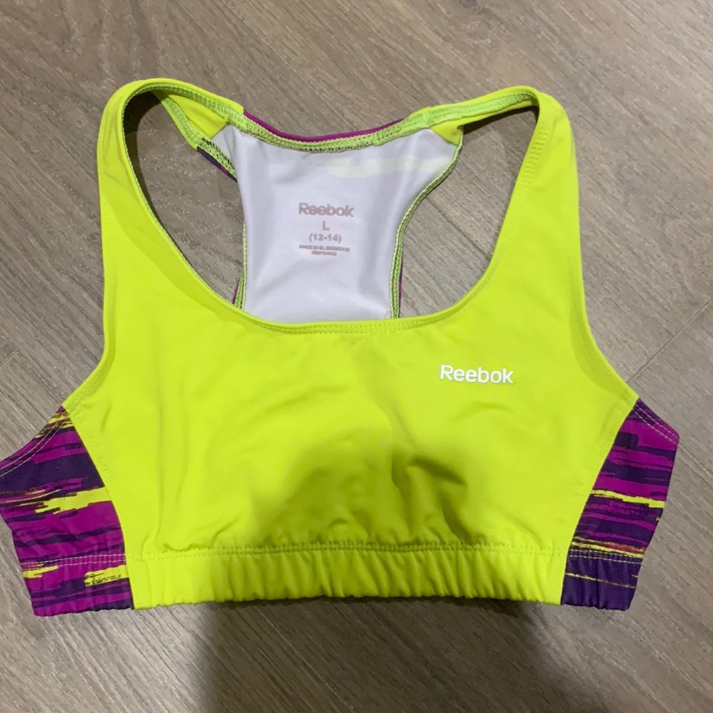 Kids Reebok sports bra